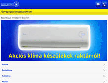 Tablet Screenshot of clima.hu