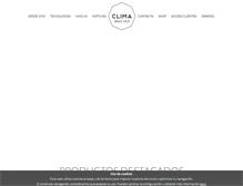 Tablet Screenshot of clima.es