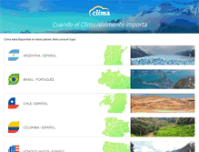 Tablet Screenshot of clima.com